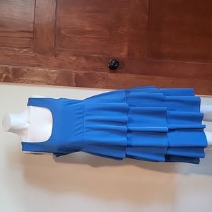 Pretty Blue sleeveless dress. Size medium.